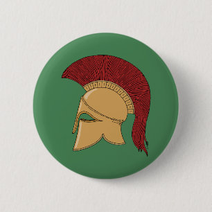 Corinthian Helmet 2 Inch Round Button