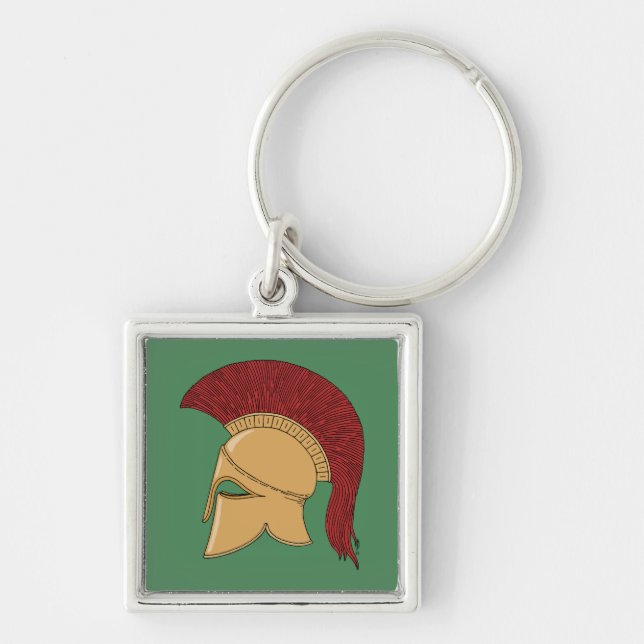Corinthian Helmet Keychain (Front)