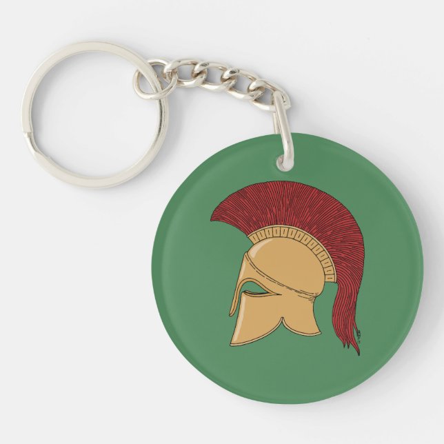 Corinthian Helmet Keychain (Front)