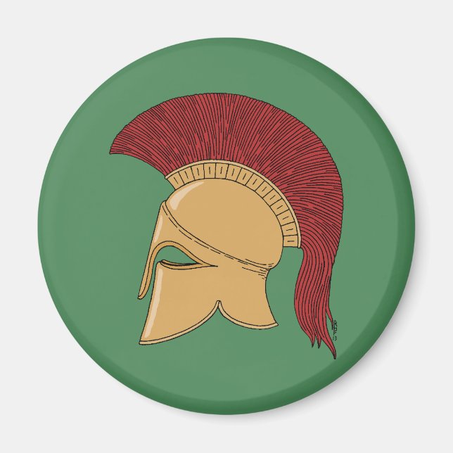 Corinthian Helmet Magnet (Front)