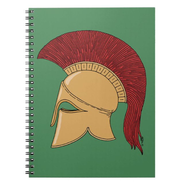 Corinthian Helmet Notebook (Front)