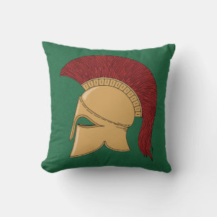 Corinthian Helmet Throw Pillow