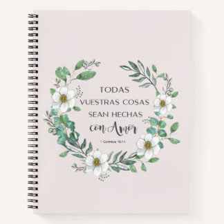 Corinthians bible verse notebook