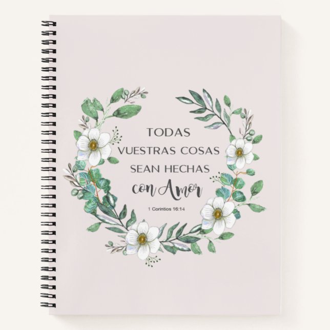 Corinthians bible verse notebook (Front)