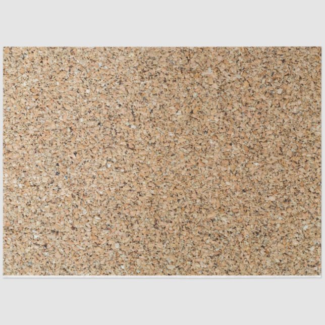 Cork Background texture and structure gift Tissue Paper (Front)