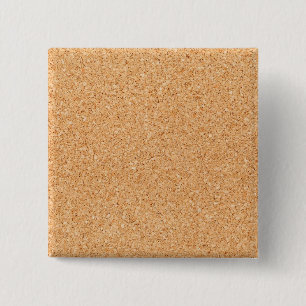 Cork Board 2 Inch Square Button