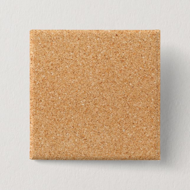 Cork Board 2 Inch Square Button (Front)
