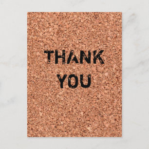 Cork Board - Customizable Texts Postcard