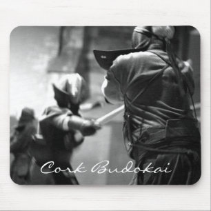 Cork Budokai kendo mousemat dojo Mouse Pad
