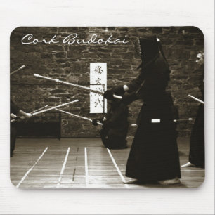 Cork Budokai kendo mousemat dojo Mouse Pad