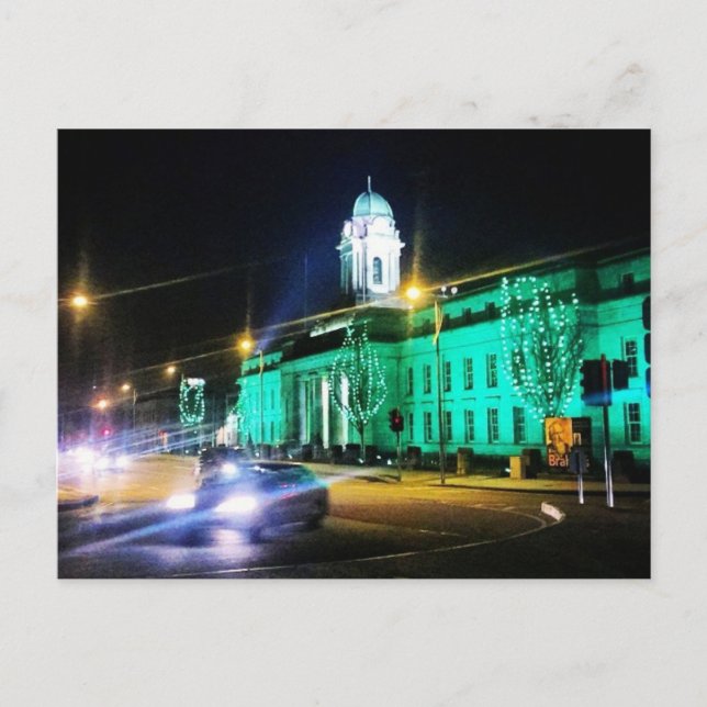 Cork City Hall, St. Patricks week, Ireland Postcard (Front)