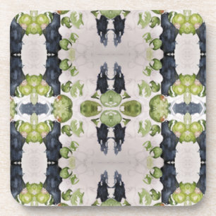 Cork Coaster : Abstract Watercolor Olive Print