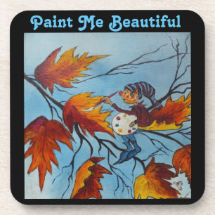 Cork Coaster Set Ann Hayes Pixie Painting
