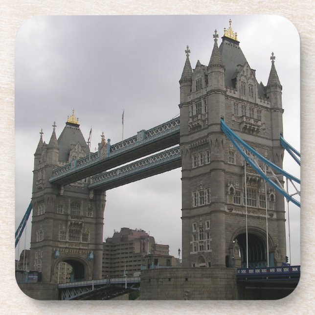 Cork Coaster with Tower Bridge over the Thames (Front)