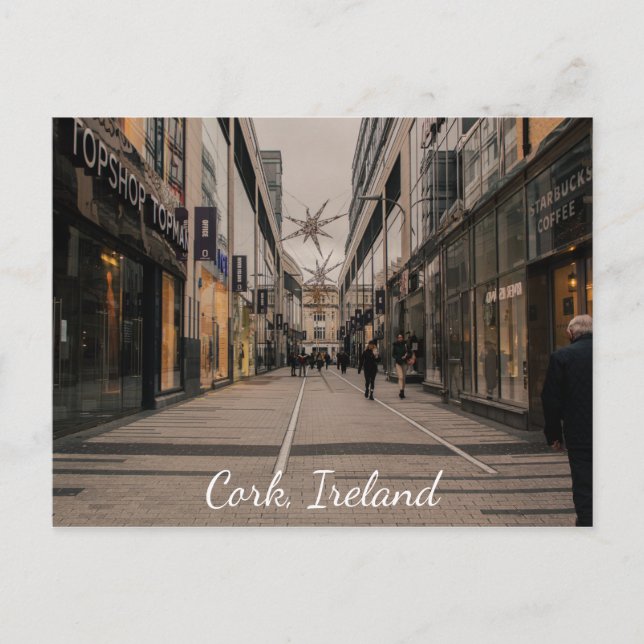 Cork Ireland Opera Lane Photographic Postcard (Front)