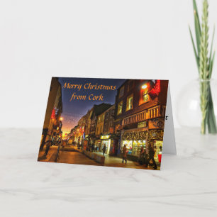 Cork, Irlande, carte de Noël