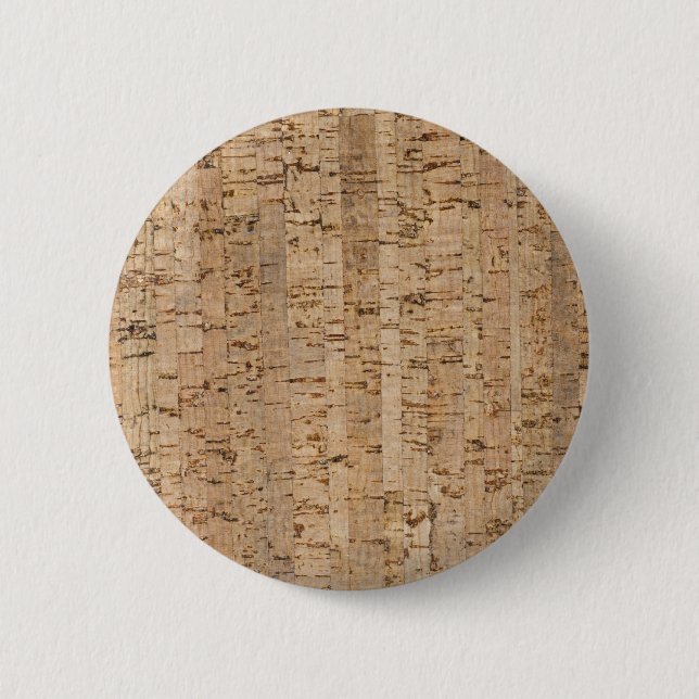 Cork oak pattern 2 inch round button (Front)