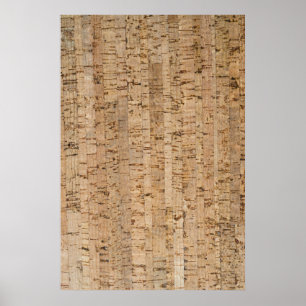 Cork-oak pattern poster