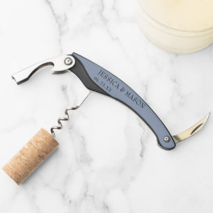 Cork Screw Wedding Favours Thank You Corkscrew