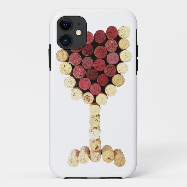 Cork Wine Glass iPhone 5 Case (Back)