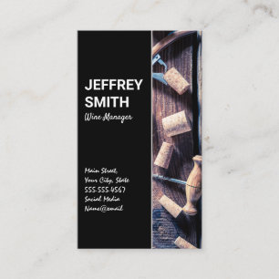 Corks and Wine Openers Business Card