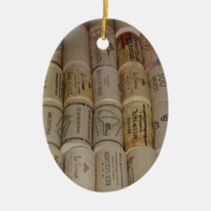 Corks Ceramic Ornament