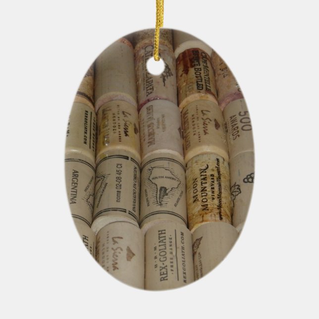 Corks Ceramic Ornament (Front)