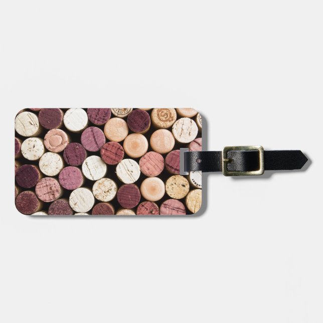 Corks on End Luggage Tag (Front Horizontal)