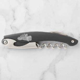 Corkscrew bottle opener