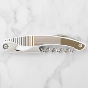 Corkscrew Bottle Opener Stripe