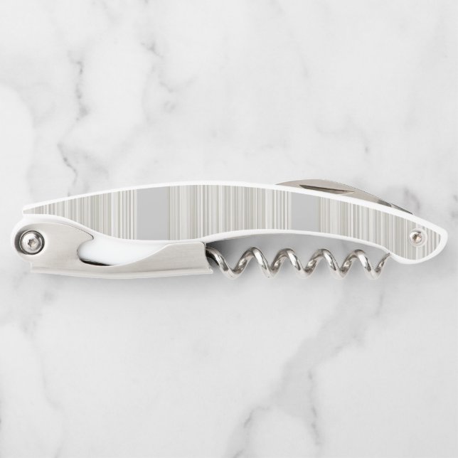 Corkscrew Bottle Opener Stripe (Front)