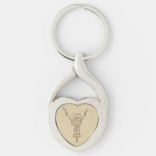 Corkscrew Keychain