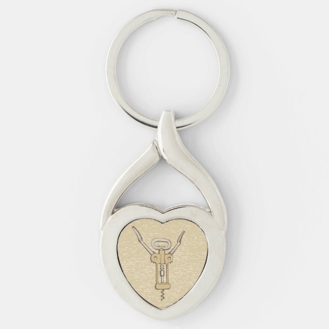 Corkscrew Keychain (Front)