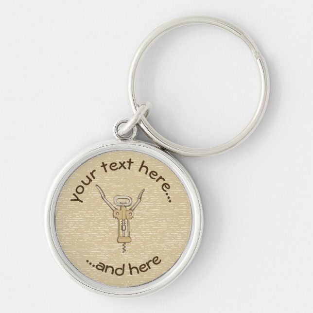 Corkscrew Keychain (Front)