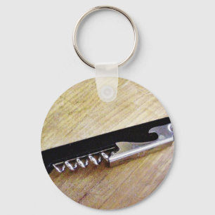 Corkscrew Keychain