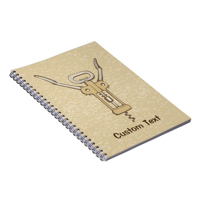 Corkscrew Notebook (Right Side)
