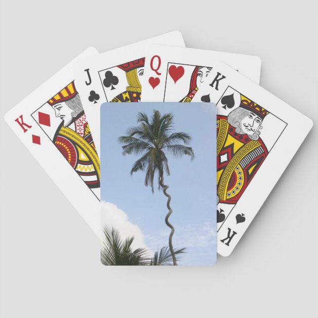 Corkscrew Palm Playing Cards (Back)