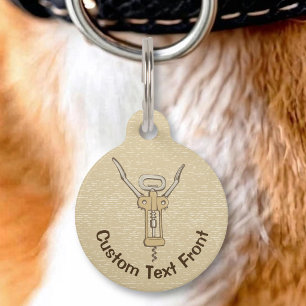 Corkscrew Pet Tag