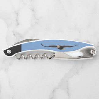 Corkscrew with bald eagle in flight