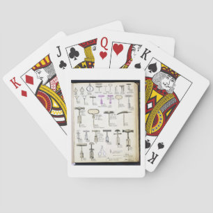Corkscrews, from a trade catalogue of domestic goo playing cards