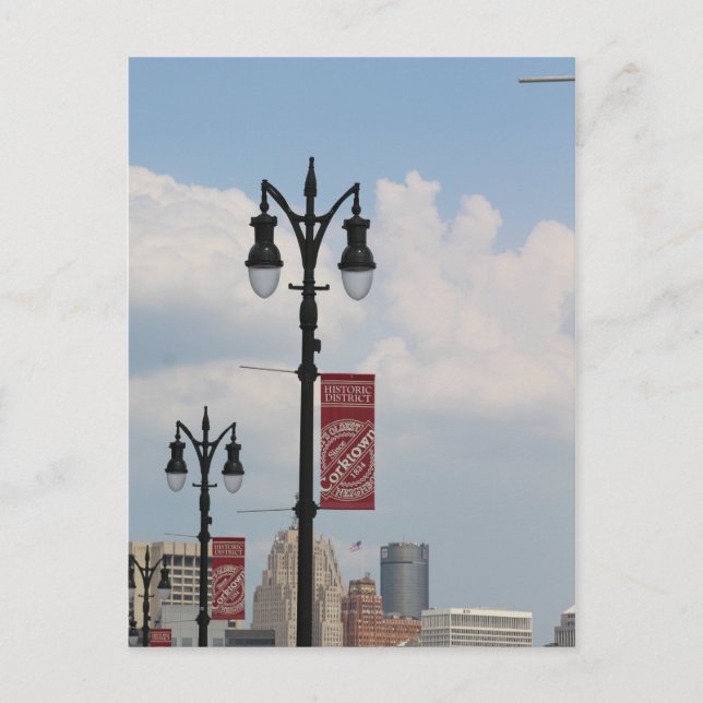 Corktown, Detroit, Michigan postcard (Front)