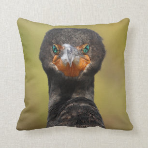 Cormorant Attitude Throw Pillow