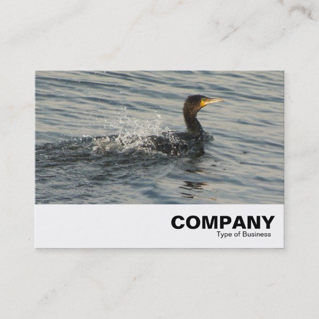 Cormorant Learning to Swim Business Card (Front)