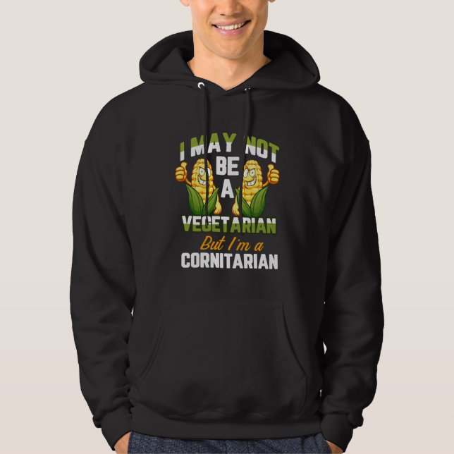 Corn Agriculture Crops Farming Farmer Hoodie (Front)