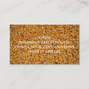 CORN BUSINESS CARD TEMPLATE