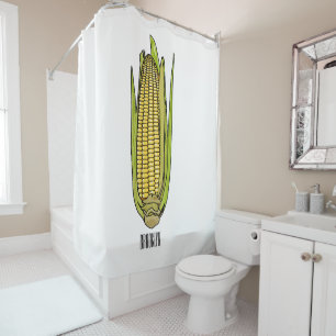 Corn cartoon illustration 