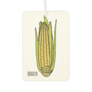 Corn cartoon illustration  air freshener