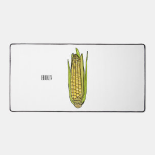 Corn cartoon illustration  desk mat