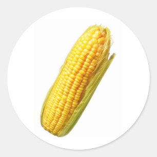 corn classic round sticker