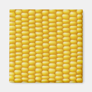 Corn Cob Background Magnet